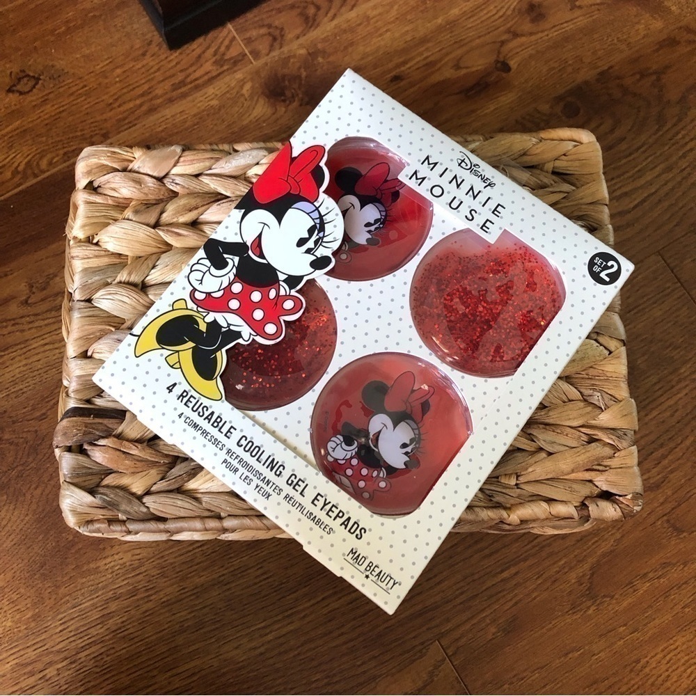 Disney Minnie Mouse Red 4 reusable cooling gel eyepads